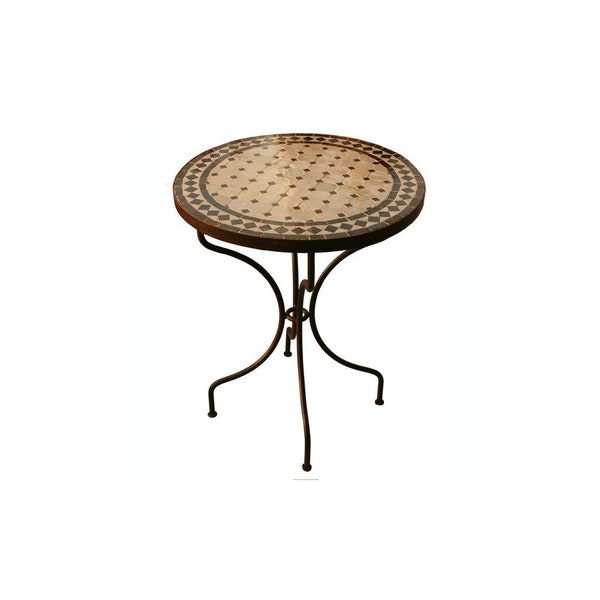 Beautiful Moroccan table is a table mosaic side table can be used as unique side table,coffee table,outdoor dining table,mosaic patio table