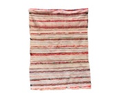 Vintage Wool Blanket 4 X 6 moroccan pom pom blanket mustard , Moroccan Blanket, Wool Wedding Blanket Handira (213 x 148) cm