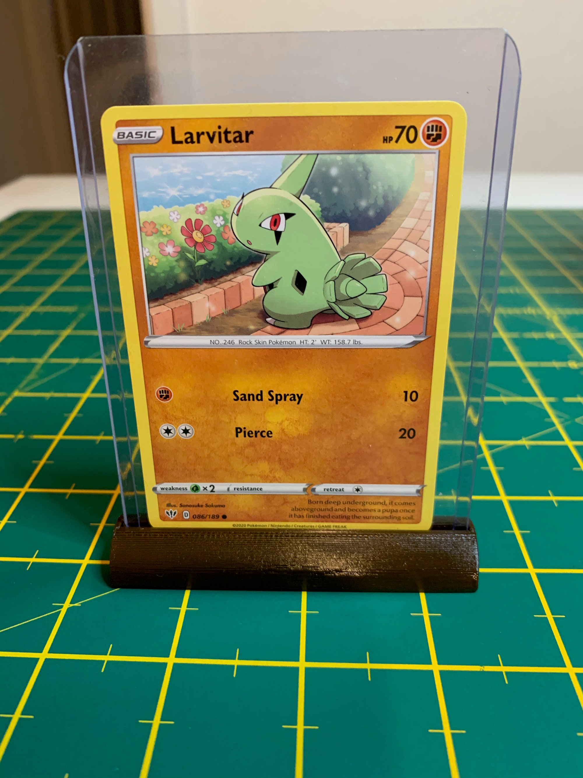 Top loader card stand/ Pokemon card display stand Etsy