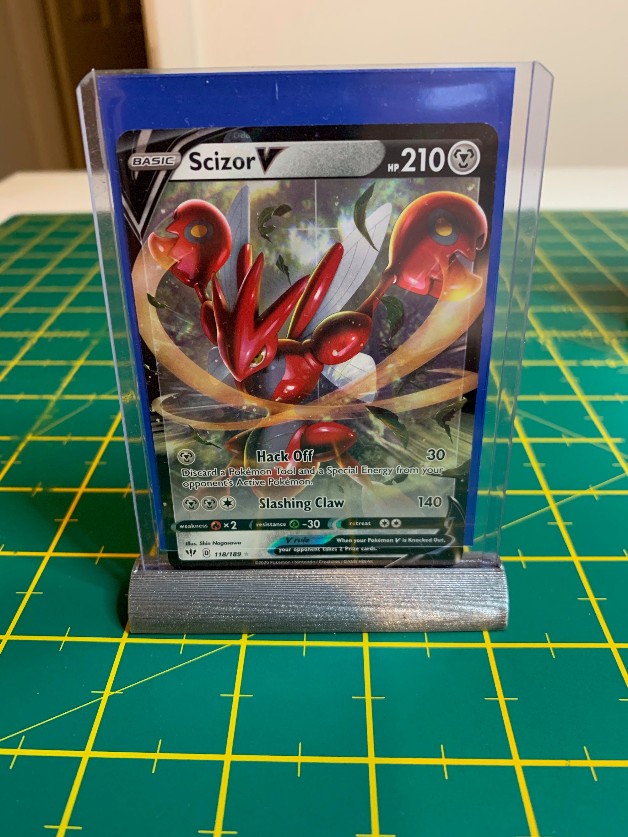 Top loader card stand/ Pokemon card display stand Etsy