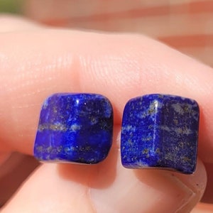 Gorgeous Lapis Lazuli stud earrings *ONLY one left in stock
