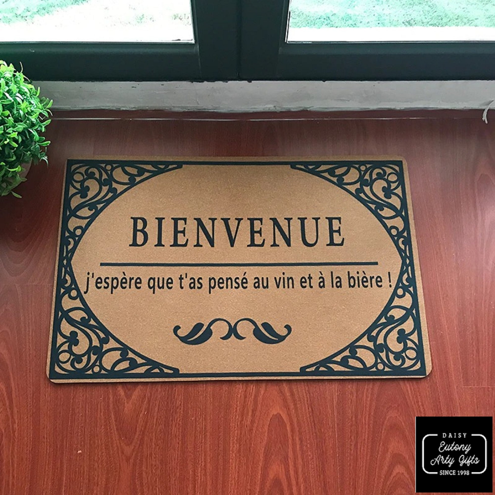French Doormat Bienvenue Doormat French Doormat Etsy