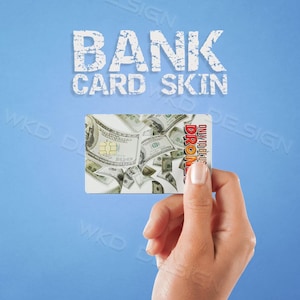 MONEY FOR DRONES - Credit Debit Card Skin Sticker