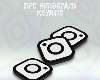 Porte-clés NFC Instagram - Instagram, NFC, Partager, Réseautage.
