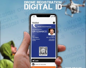 Drone Registration Digital ID - Sent straight to your phone.