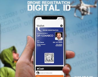 Drone Registration Digital ID - Sent straight to your phone.