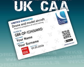 UK CAA Drone Pilot Card