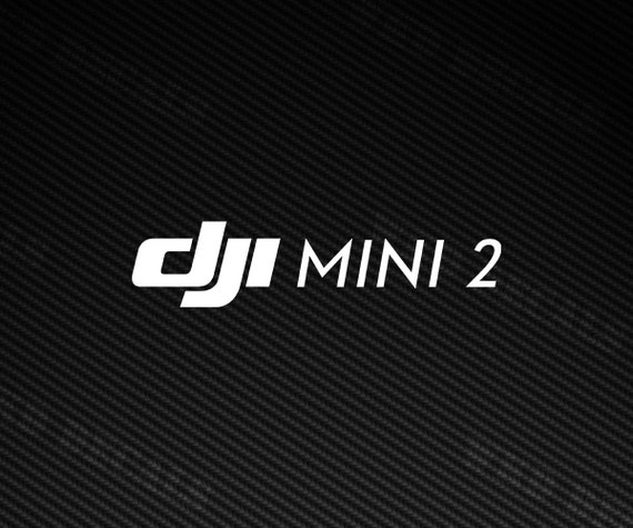 DJi Mini 2, Case Sticker, Vehicle Decal, UAV Drone, Drone Pilot Decal  Primary color: Black