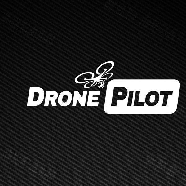 Drone Pilot - Drone, Case Sticker, Vehicle Decal, UAV Drone, Drone Pilot Decal