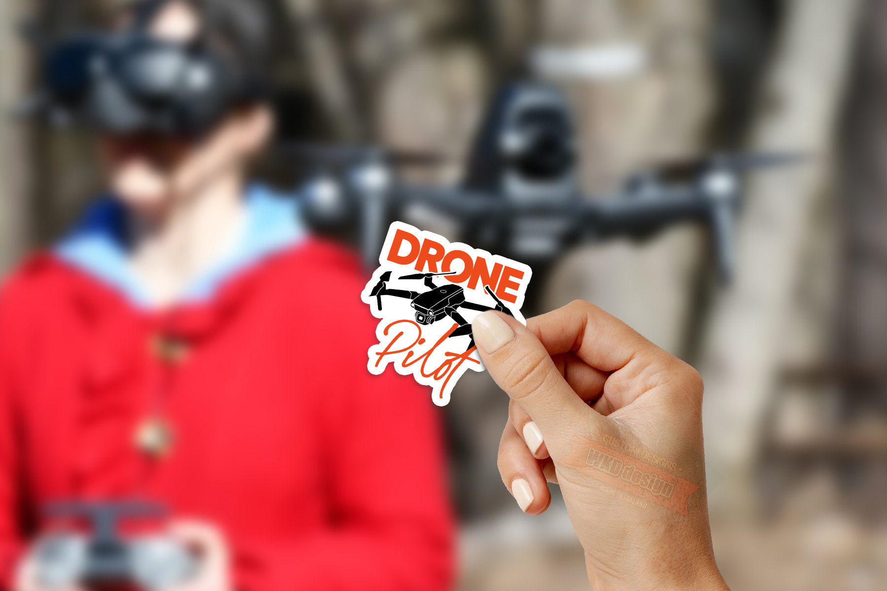 Drone Pilot Sticker, Gift for Drone Pilots, MacBook Decal, Birthday ...