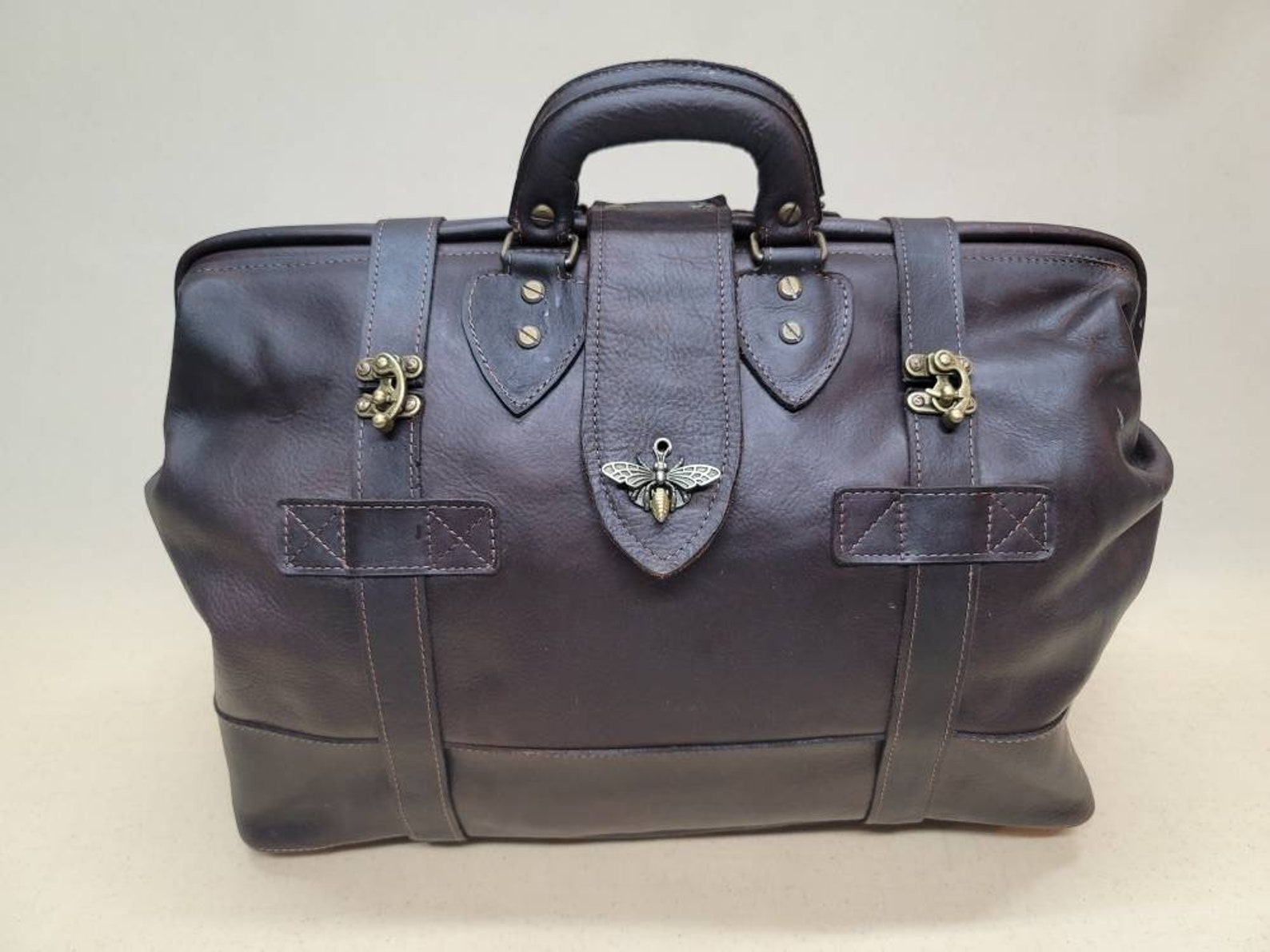 Doctor Bag Gladstone Bag Luggage Bag | Etsy