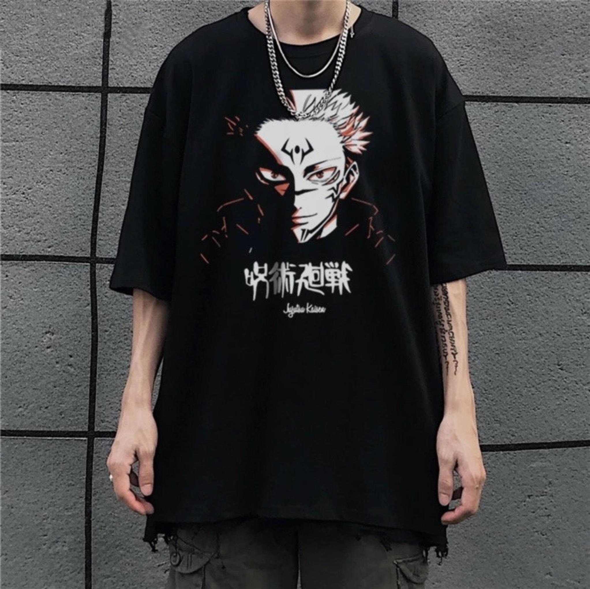 Jujutsu Kaisen T-Shirt Anime T-shirt Jujutsu Kaisen Sukuna | Etsy