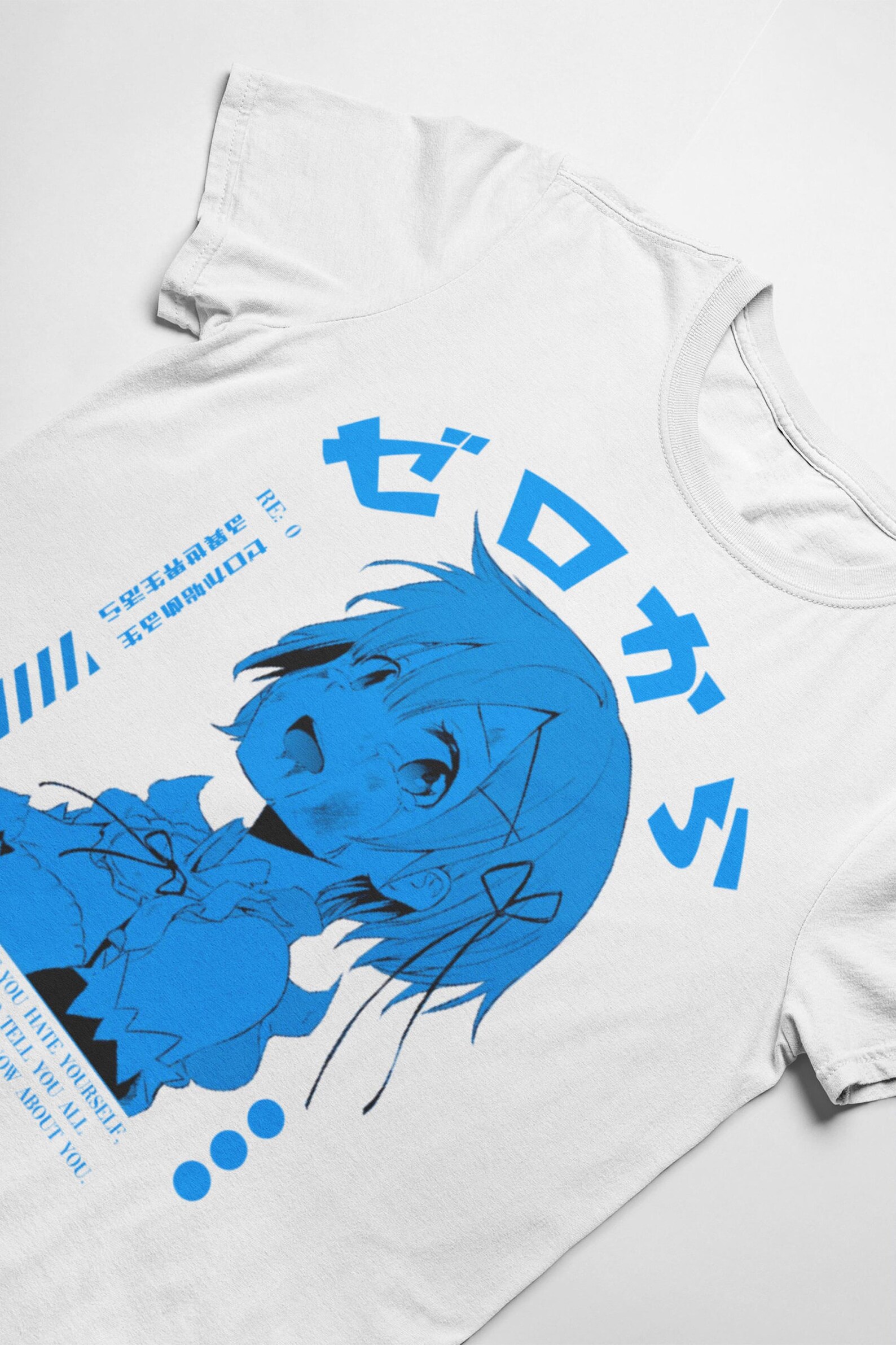 Re Zero Rem anime manga unisex tshirt Etsy