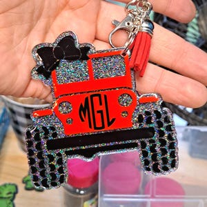 Personalized 4x4 Off Road Keychain