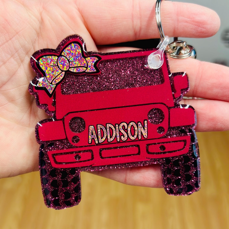 Personalized 4x4 JL off Road Keychain - Etsy