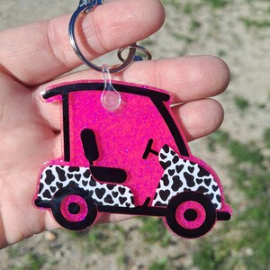 Custom Golf Cart Keychain