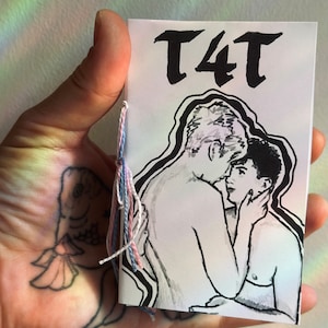 T4T Mini Zine - A Poem About Trans for Trans Love (transgender, queer, lesbian, bisexual, pansexual)