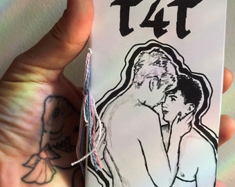 T4T Mini Zine - A Poem About Trans for Trans Love (transgender, queer, lesbian, bisexual, pansexual)