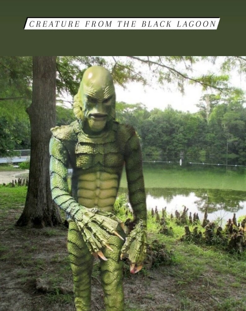 Creature from the Black Lagoon 11 Scale Lifesize Statue Etsy