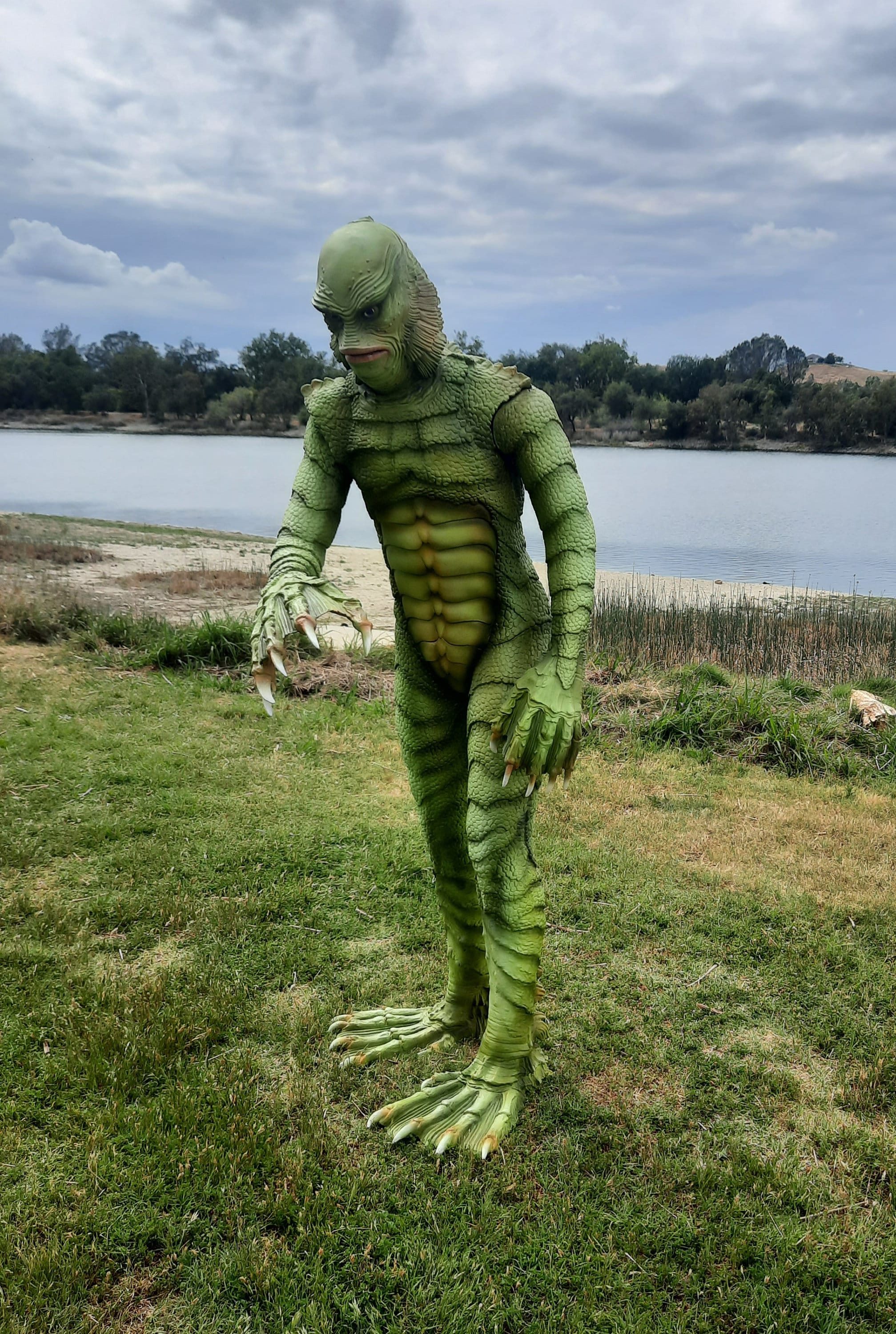creature from the black lagoon life size statue