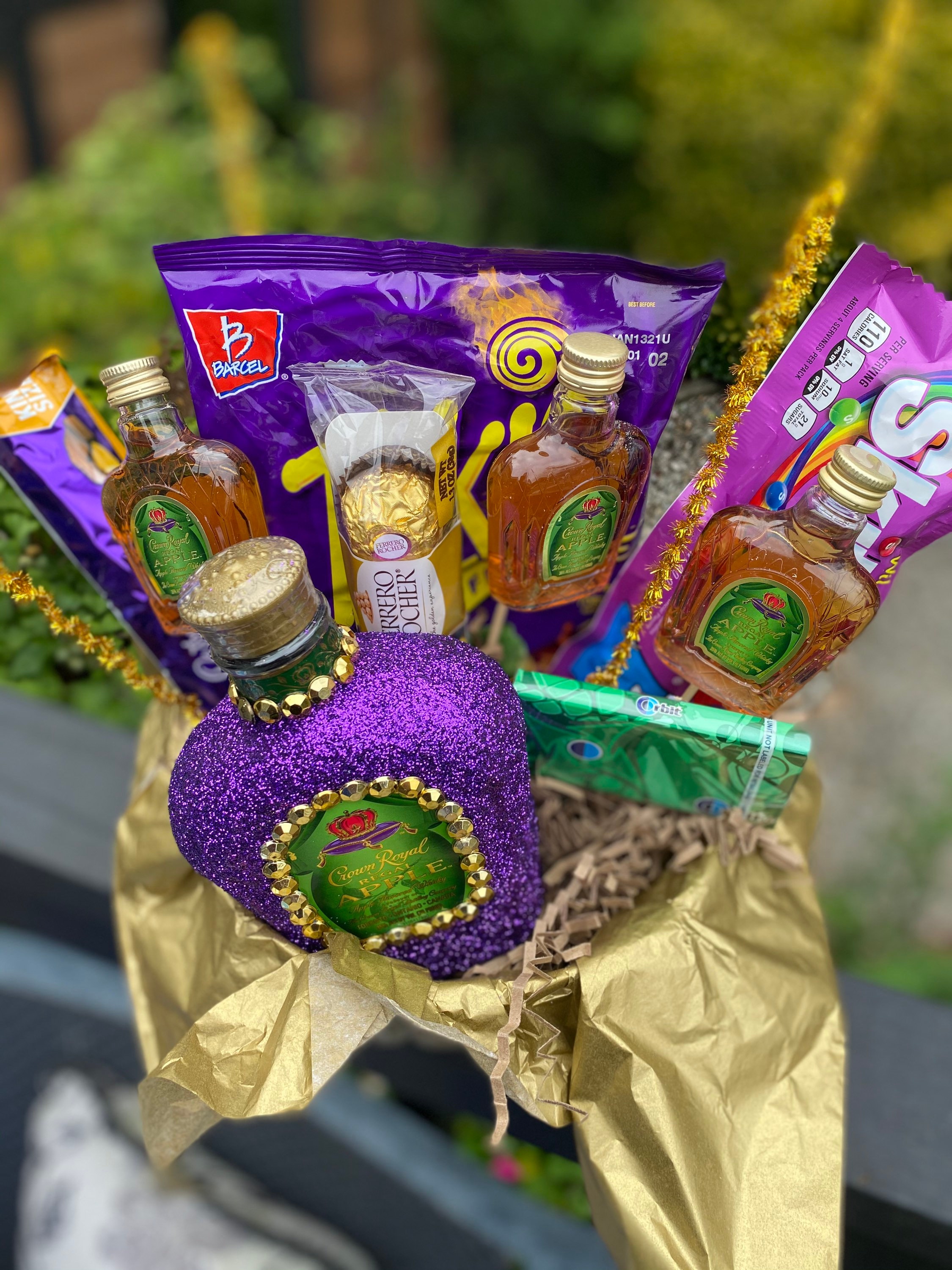 Crown Royal Apple Gift Basket Etsy