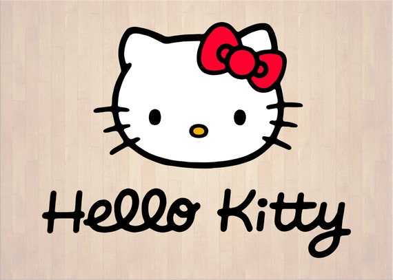 Download Hello Kitty Svg 01 svg dxf Cricut Silhouette Cut File | Etsy