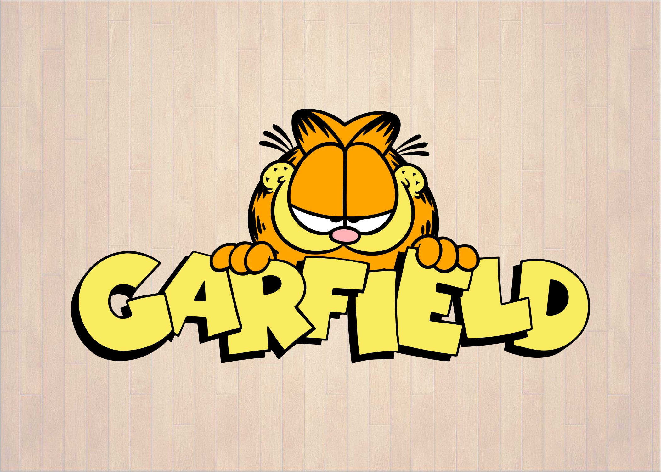 Garfield Svg 05 svg dxf Cricut Silhouette Cut File | Etsy