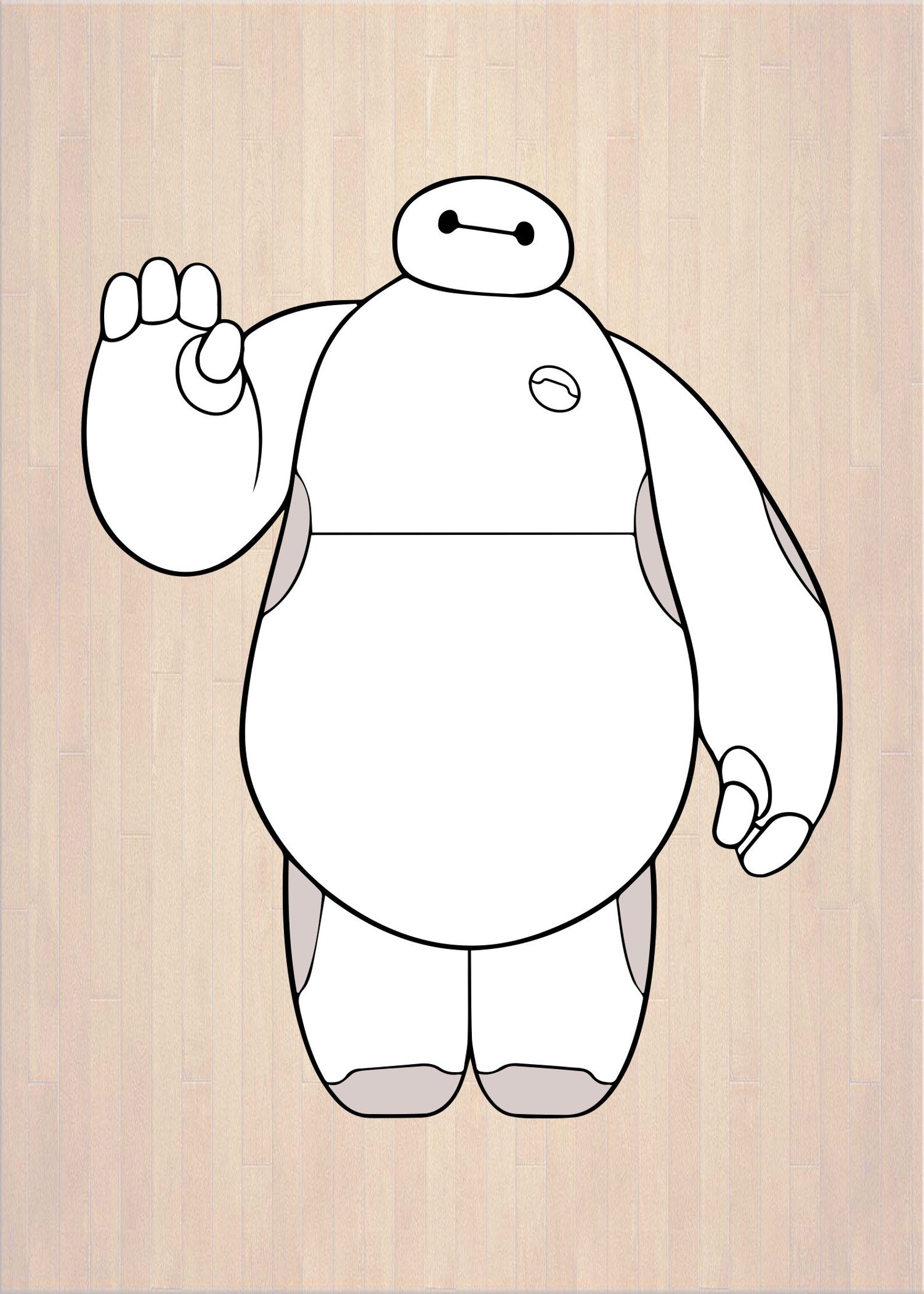 Baymax Svg Printable Cut File For Shirts Vinyl Cutting 010 | Etsy