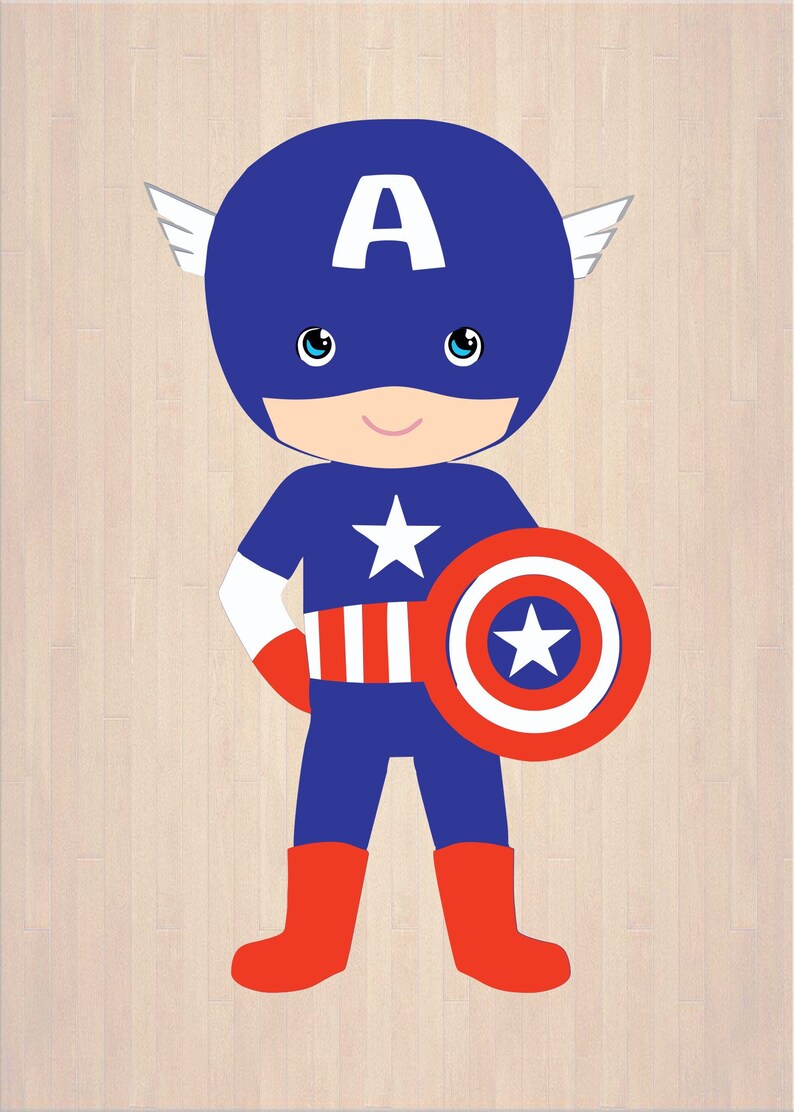 Captain America Svg Avengers Svg For Cricut. Superhero Svg 03 | Etsy