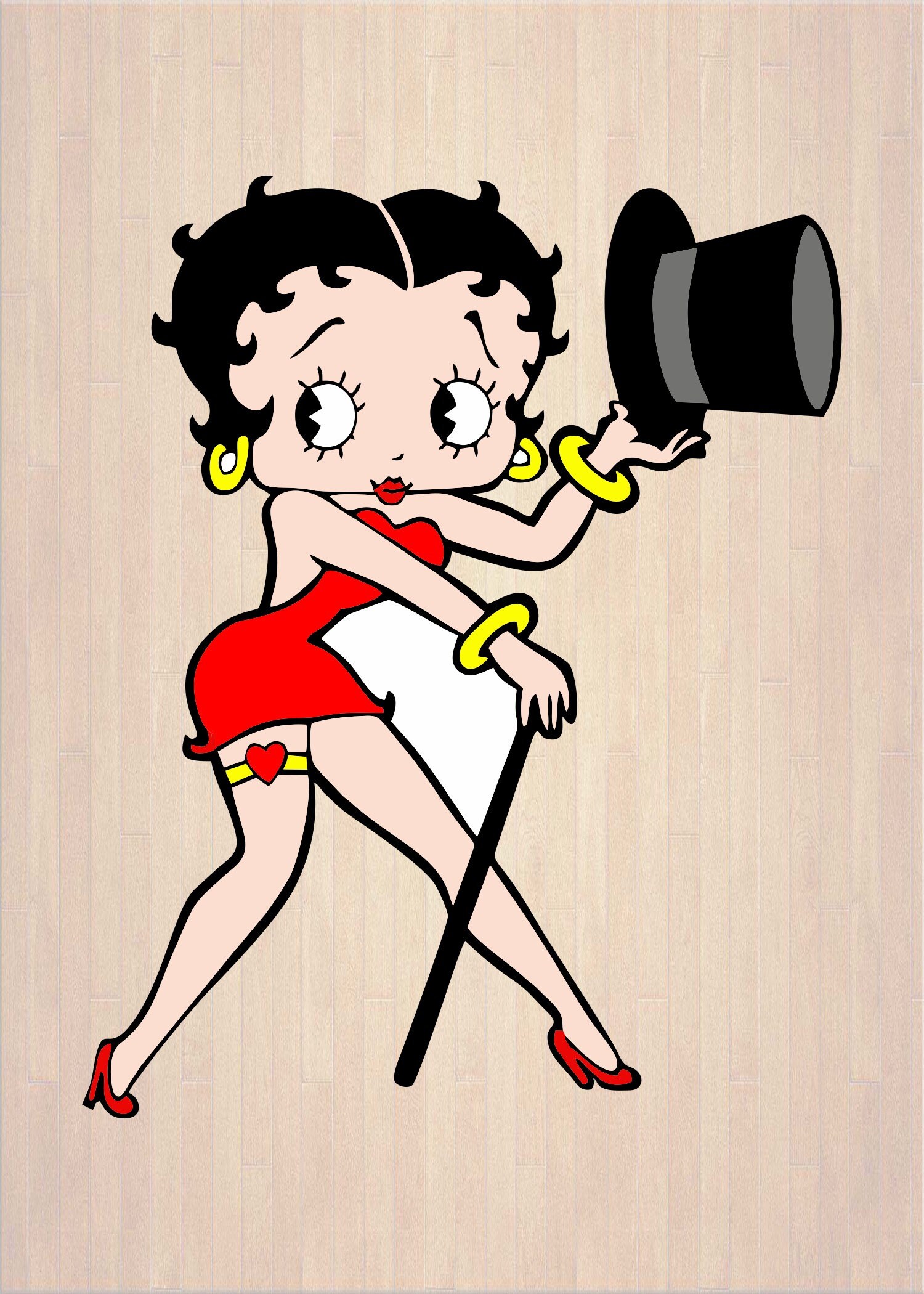 Betty Boop Svg 06 svg dxf Cricut Silhouette Cut File | Etsy
