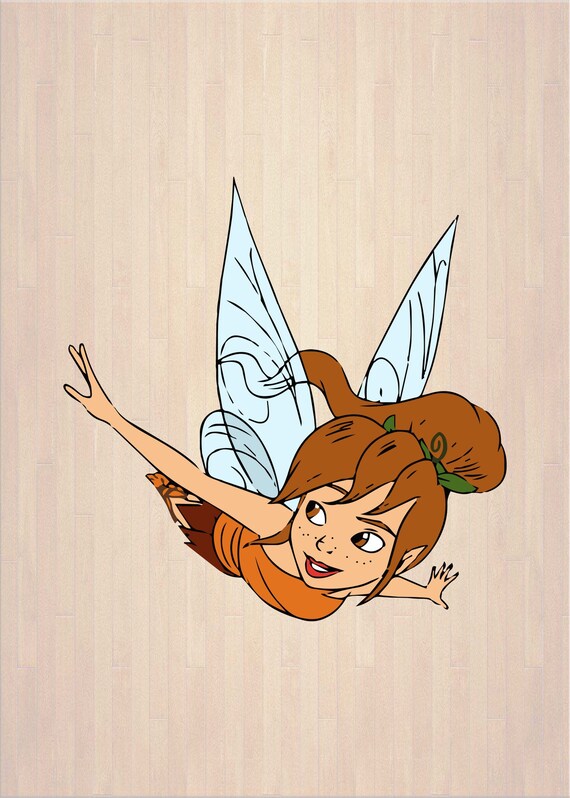 Fairy Svg Tinkerbell Svg Princess Svg Rosetta Svg Fawn Svg 04 dxf svg Instant Download Silhouette Cut File Cricut