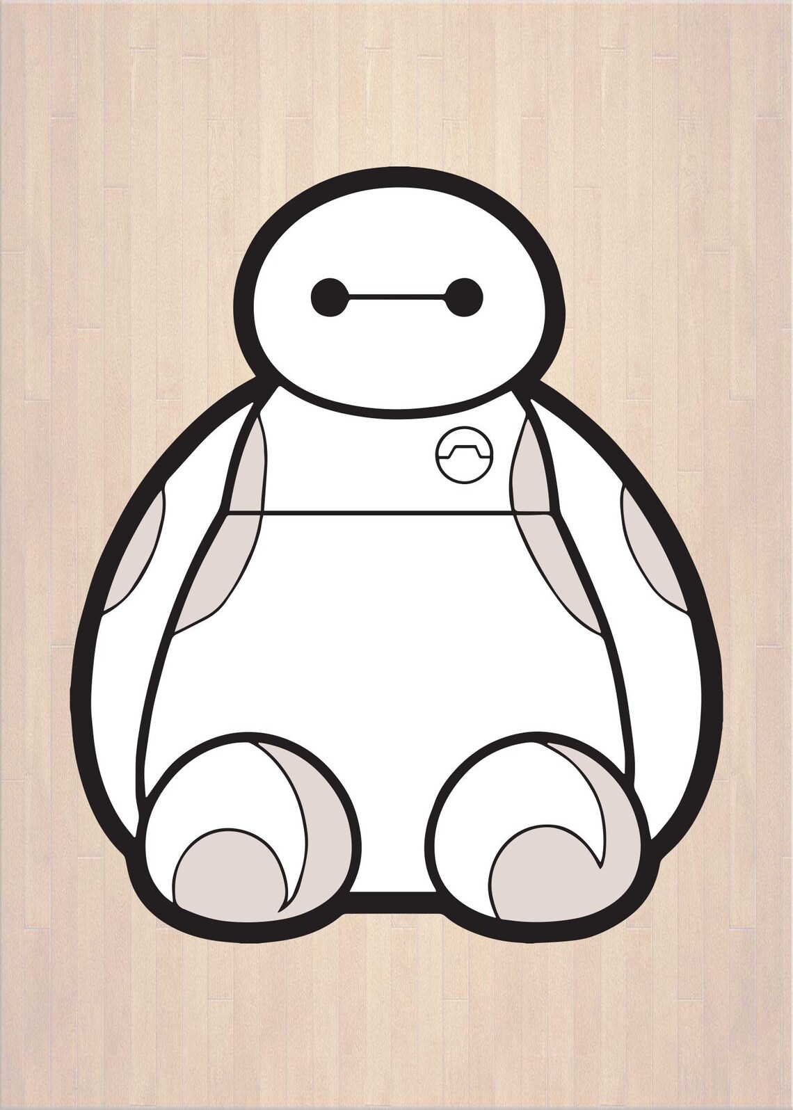 Baymax Svg Printable Cut File For Shirts Vinyl Cutting 012 | Etsy