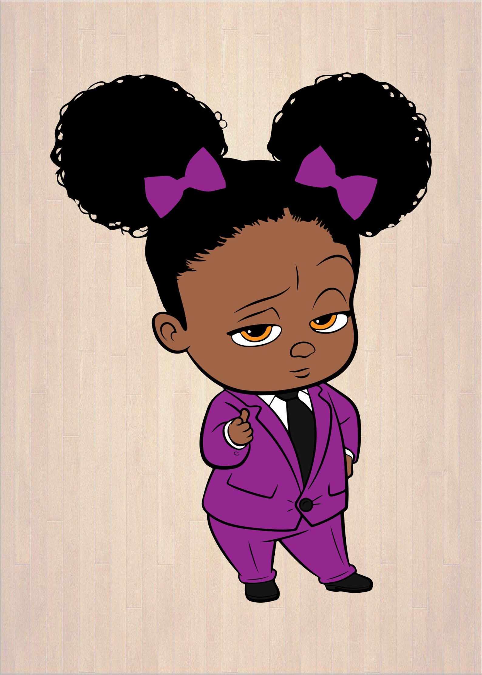 Boss Baby SVG Boss Baby Girl SVG Boss Baby Afro SVG 010 svg | Etsy