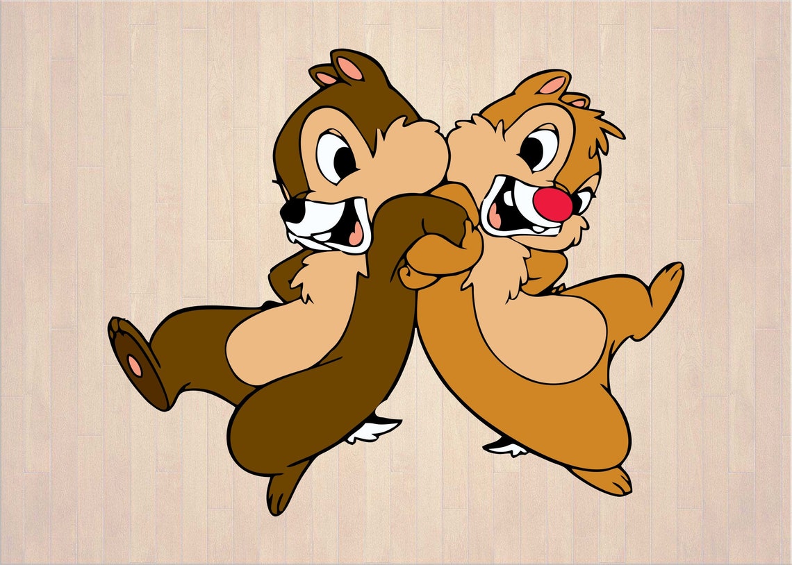 Chip And Dale Svg 017 svg dxf Cricut Silhouette Cut File Etsy