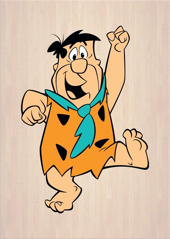 Flintstones Svg 09 svg dxf Cricut Silhouette Cut File | Etsy