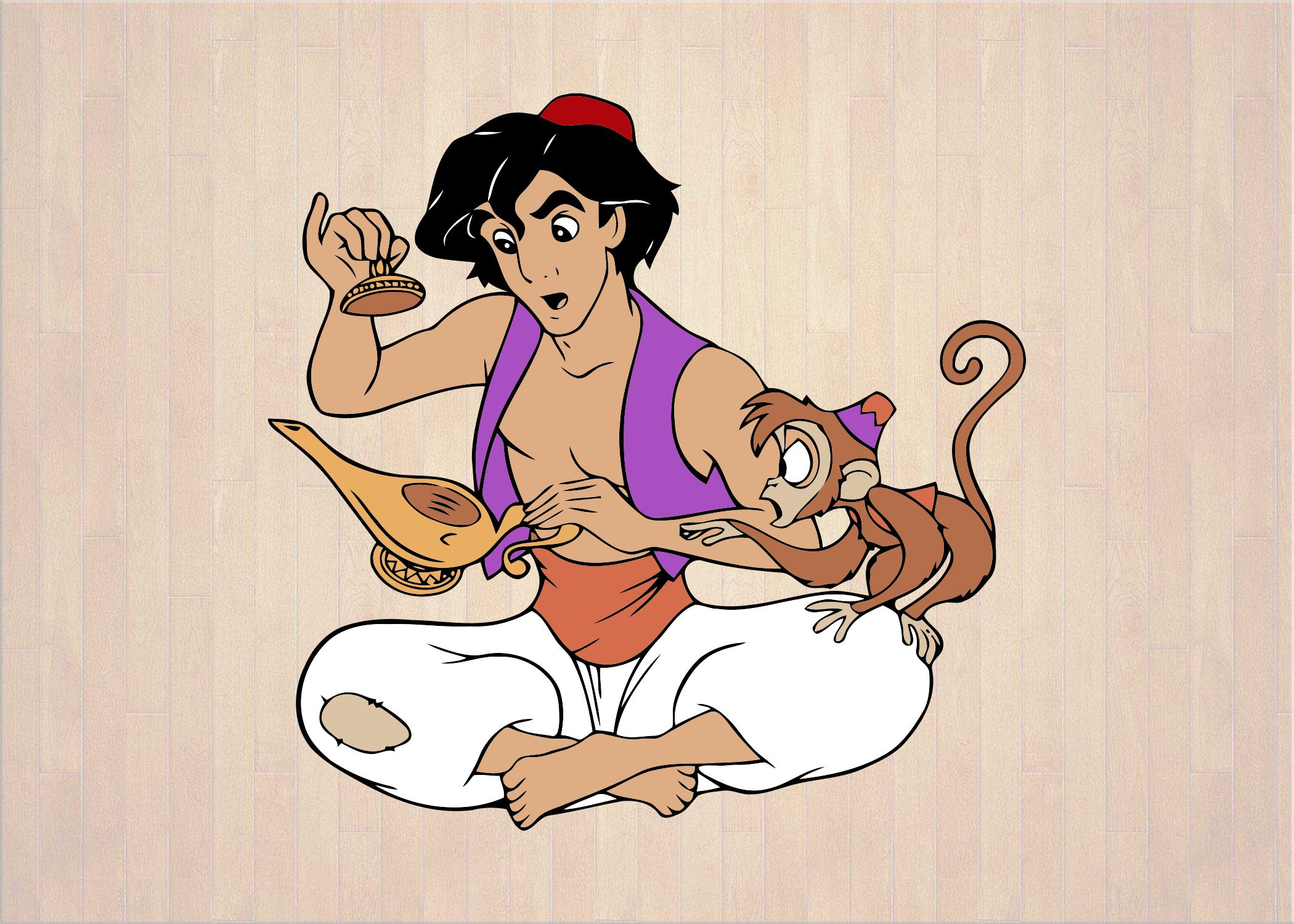 Aladdin SVG Aladdin Jasmine Abu Disney Printable Cut File For | Etsy