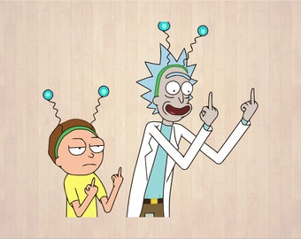 Download Rick Morty Cricut Etsy
