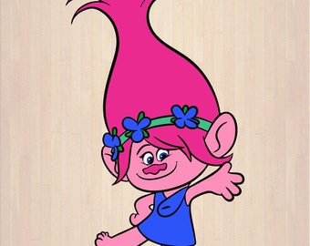 Download Poppy Troll Svg Etsy