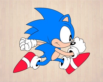 Download Sonic Svg File Etsy