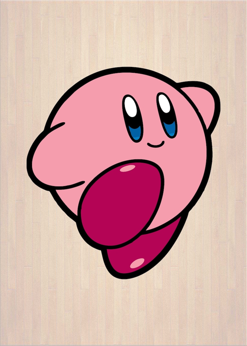 Download Kirby Svg 06 svg dxf Cricut Silhouette Cut File Instant | Etsy