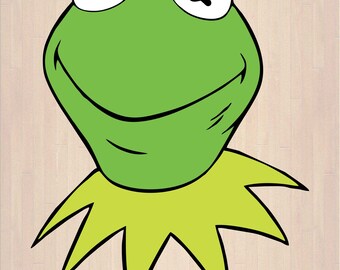 Kermit Svg Face Etsy