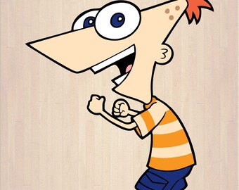 Phineas And Ferb Svg Phineas Svg 032 svg Cricut dxf Silhouette Cut File Instant Download