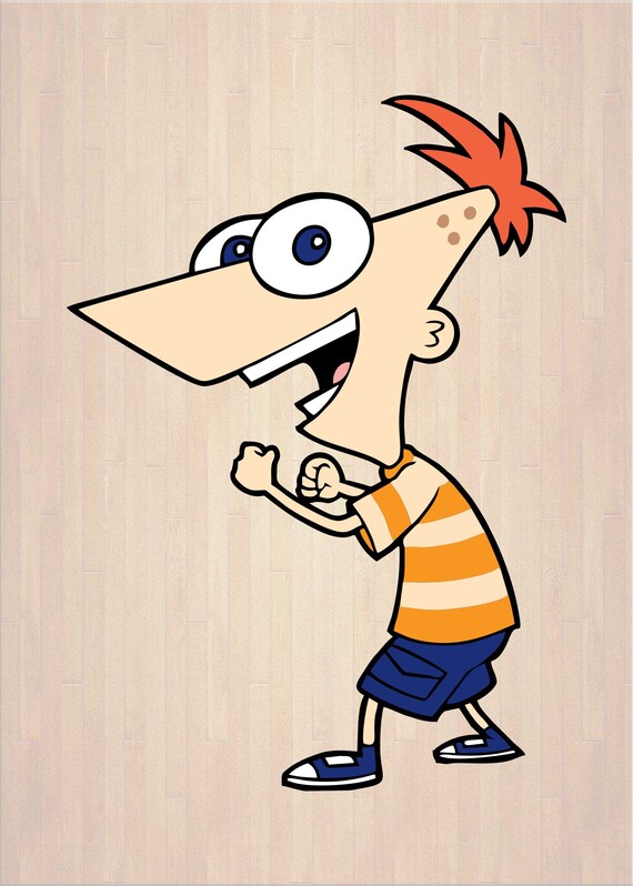 Phineas And Ferb Svg Phineas Svg 032 svg Cricut dxf Silhouette Cut File Instant Download