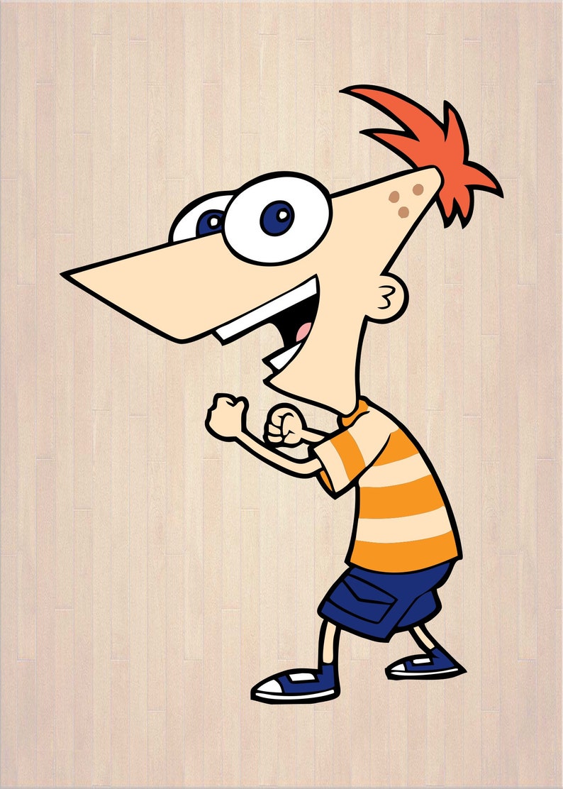 Phineas And Ferb Svg Phineas Svg 032 svg Cricut dxf Silhouette Cut File Instant Download