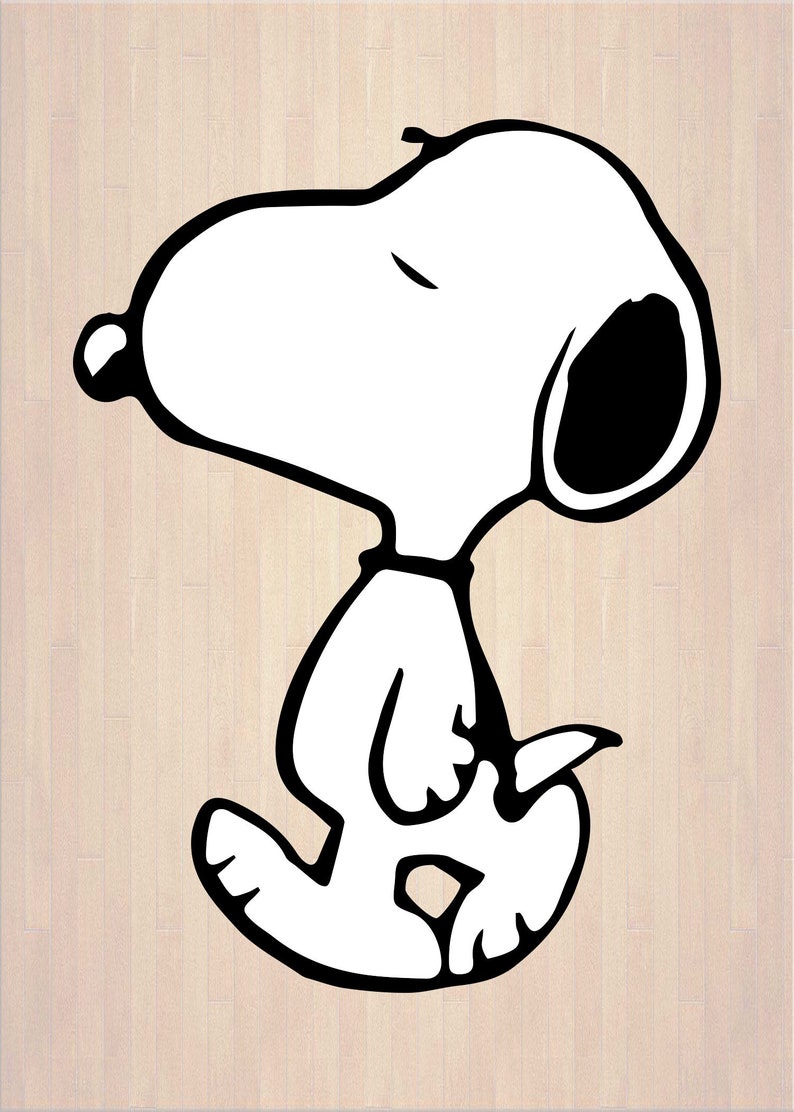 Snoopy Svg 049 svg dxf Cricut Silhouette Cut File 0 - изображение. 