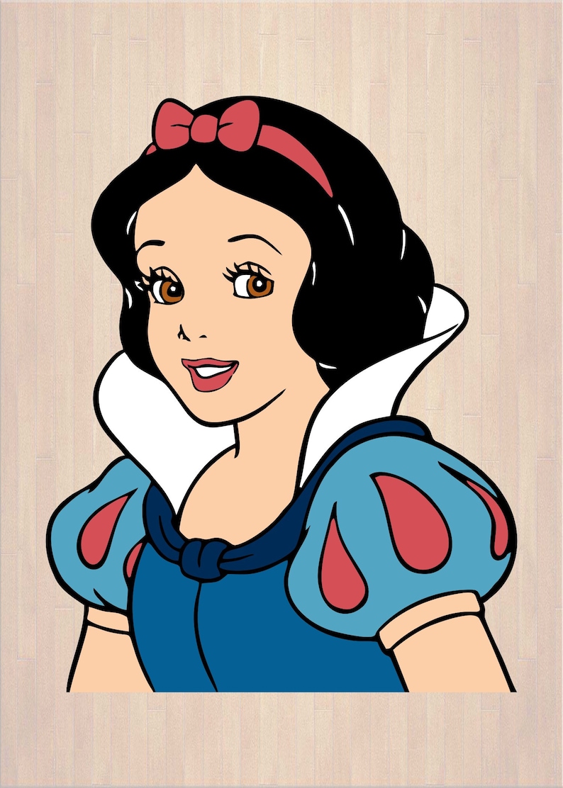 Snow White Svg Princess Svg Disney Svg Seven Dwarfs Svg 032 | Etsy