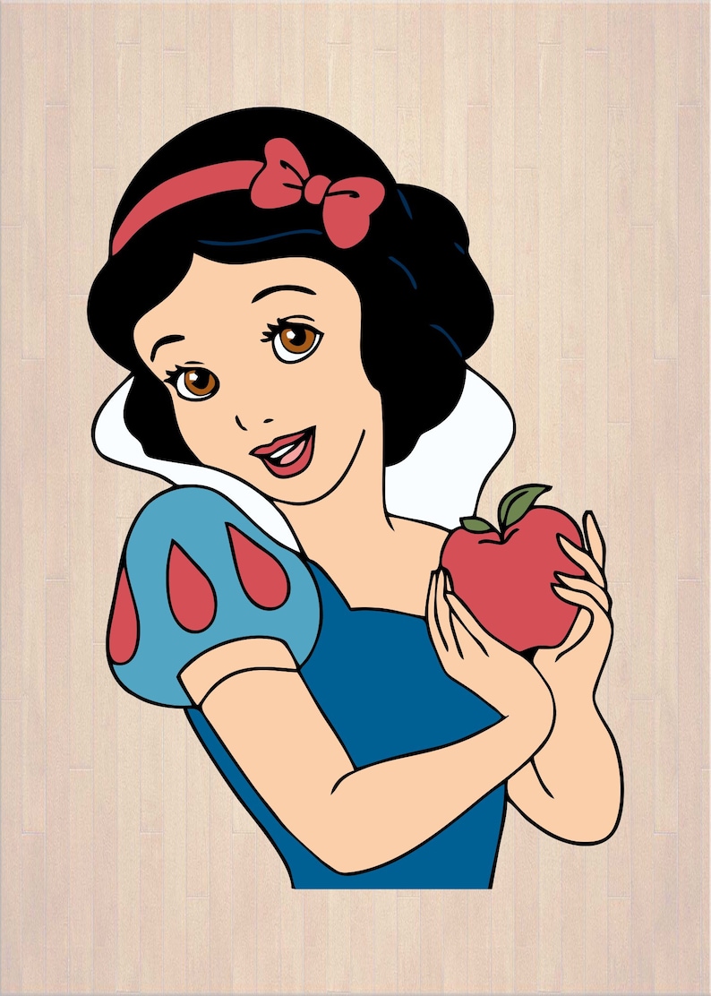 Snow White Svg Princess Svg Disney Svg Seven Dwarfs Svg 036 | Etsy