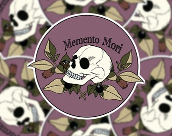 Memento Mori Vinyl Sticker