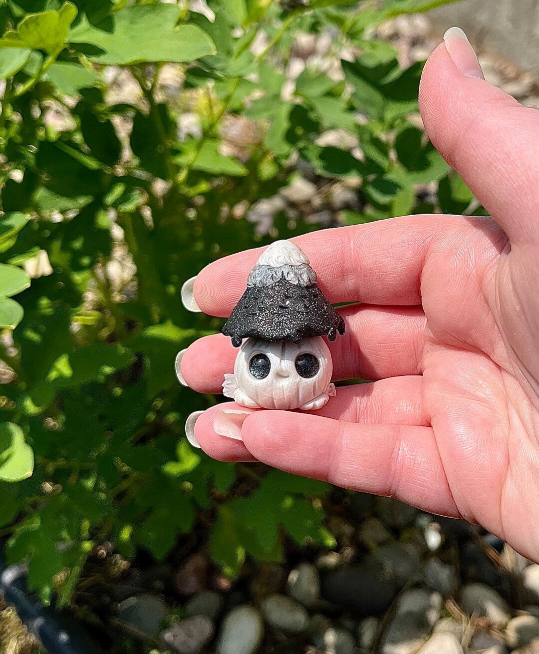 Mystery Inky Cap Mushling Clay Sculpture Etsy