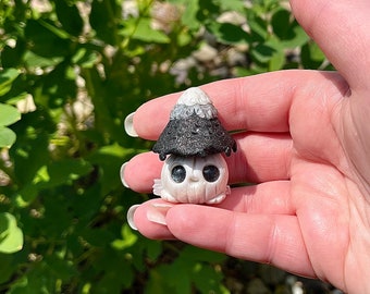 Mystery Inky Cap Mushling Clay Sculpture